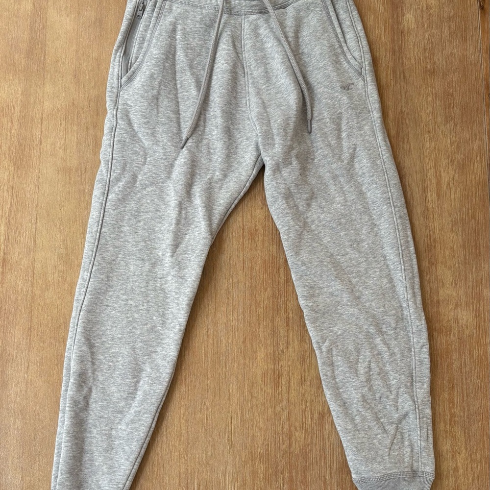 Gray Hollister Joggers